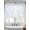 Blue White, variant on Yellow Spring Floral Sheer Curtains 45 Inch Length 2 Panels Set, Elegant Watercolor Summer Botanical Voile Window Treatment Rod Pocket Small Kitchen Curtains Drapes for Bedroom 52"x45"x2