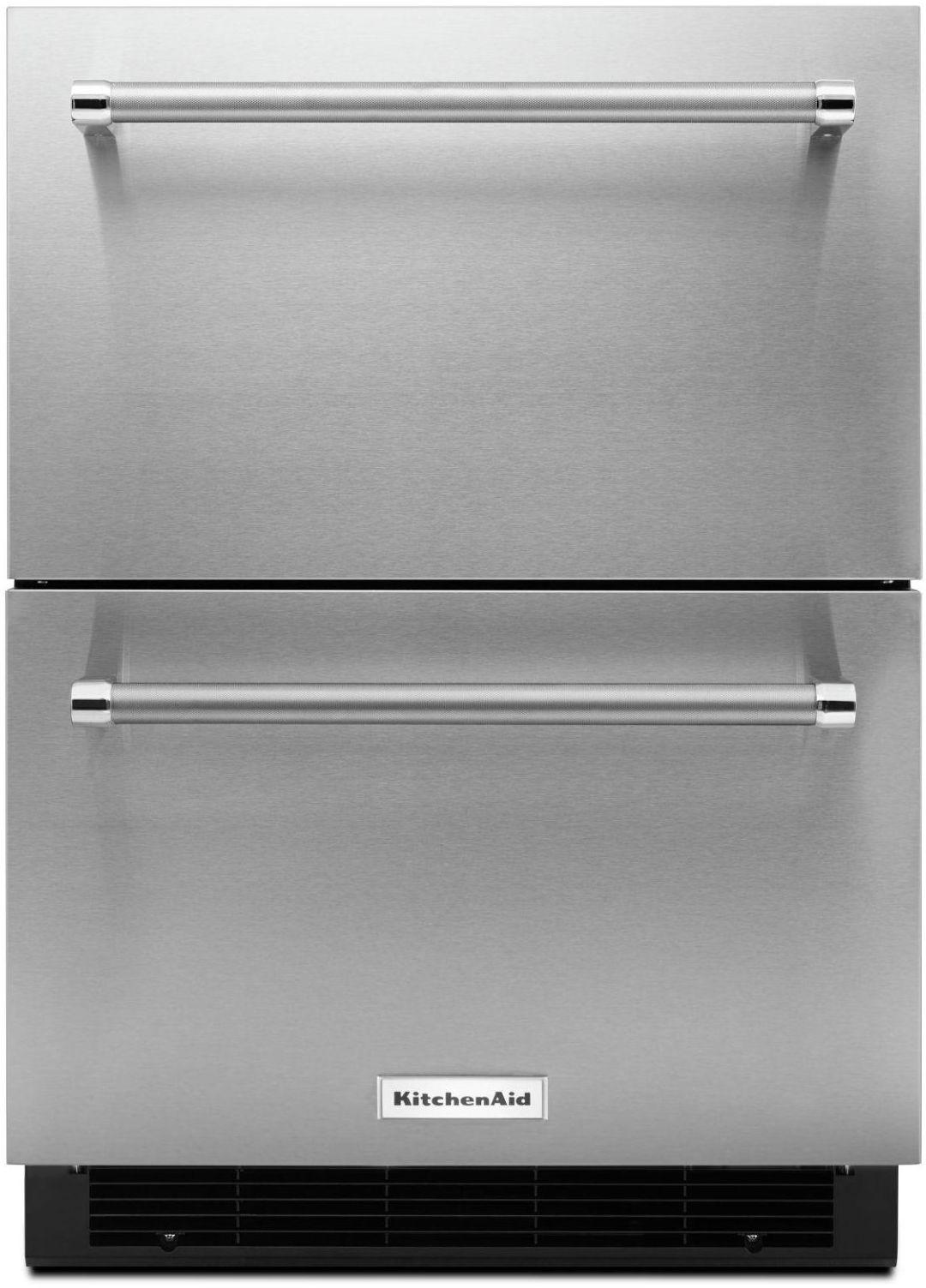 4.7 Cu. Ft. Under Counter Double Drawer Refrigerator/FreezerStainless