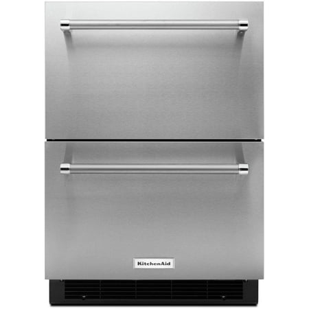 4.7 Cu. Ft. Under Counter Double Drawer Refrigerator/Freezer-Stainless Steel