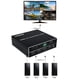 thumbnail image 2 of HDMI Multi-visor 4x1 HDMI Quad screen Multi-visor sin Costuras Switcher 4 en 1 Salida 1080P 60Hz 4 Canales Quad screen Split 6 Modos, 2 of 8