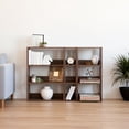 thumbnail image 4 of IRIS USA 3 Shelf Open Wood Shelving Rack Unit, Brown, 4 of 6