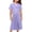 Purple, variant on DJDLJWCJ Girls School Uniform Set Double Breasted Suit Collar Short Sleeve Shirt and Mid Length Pleated Skirt,Kids Formal Occasion Outfit Red Size 6
