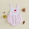 thumbnail image 2 of JUMEYU Newborn Girl Clothes Summer Unisex-Baby One-Pack Short Sleeve Bodysuits One-Piece for Infant Baby Boys Girls Unisex 0 3 6 9 12 18 24 Months (Pink,12-18 Months), 2 of 4