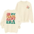 thumbnail image 1 of Bmisegm Chandail en Molleton Décontracté pour Femmes Col Rond Imprimé Amour Manches Longues Pull Décontracté Beige TTG, 1 of 4