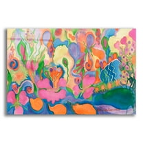 Epic Art 'Soft Landing' by Carissa Luminess, Acrylic Glass Wall Art, 24"x16"