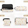 thumbnail image 5 of Hair Tool Organizer Bag with Heat Resistant Mat Removable Travel Storage Case for Hot Air Brushes Curling Irons Light Yellow Small Flower, 5 of 8