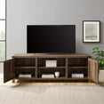 thumbnail image 3 of Walker Edison Farmhouse Barn Door TV Stand for TVs up to 80", Rustic Oak, 3 of 13