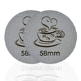 thumbnail image 1 of Pantalla Espresso Puck de acero inoxidable 316 de 58 mm para portafiltro, 1 of 6