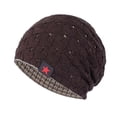 thumbnail image 3 of Nooxsoe Womens Beanie Hats Ribbed Knit Beanie Slouchy Beanie Hat Ribbed Cuffed Ski Hats for Women Seamless Beanie Cap Ski Beanie Knitted Beanie Chunky Oversized Hat Womens Hat E One Size, 3 of 4