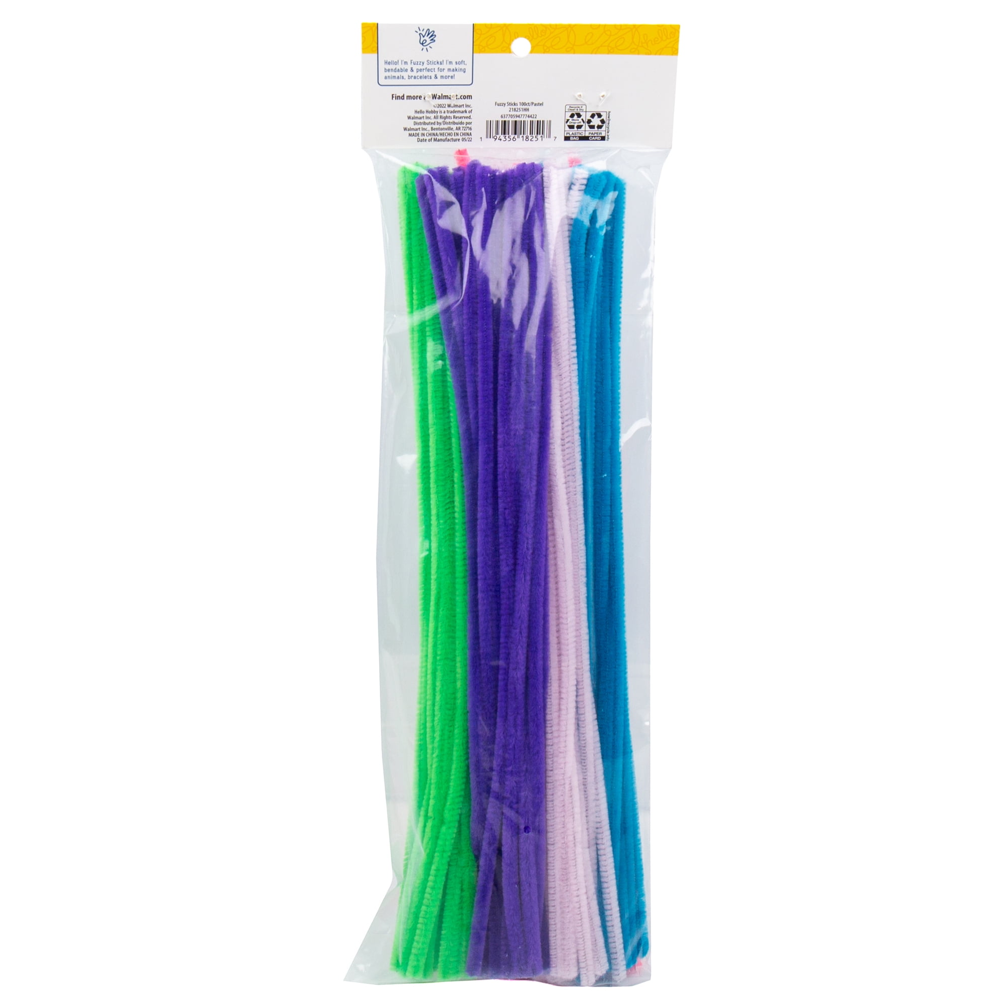 Pastel Fuzzy Sticks Value Pipe Cleaners In 13 Colors - Temu United Arab  Emirates