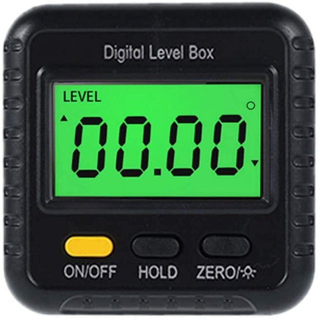 Magnetic Digital Inclinometer Level Box LCD Screen Gauge Angle Meter Finder Protractor ABS