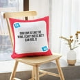 thumbnail image 5 of LALILO Throw Pillow Covers Love Quotes Get You Love Date Eternity Cushion Cover 18" x 18", 2576 Pack, 5 of 6