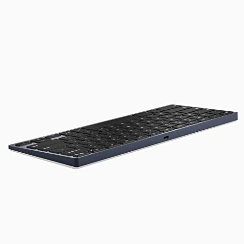 USB-C + Bluetooth 4.1 Brydge C-Type Wireless Bluetooth/USB Wired Desktop Keyboard for Chrome OS Built-in Google Assistant Key & Dedicated Chrome OS Keys Dual Connectivity 
