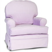 Cozy Round Back Glider Lavander Corduroy