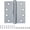 Satin Chrome, variant on 1 Pack Oil Rubbed Bronze 4.5 x 4 Inch Heavy Duty Commercial Door Hinges Square Security Door Hinges Industrial Grade Door Hardware Full Mortise Interior/Exterior Hinge for Doors Residential Office