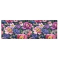 thumbnail image 6 of Yayeee Kitchen Valance Rod Pocket 54" x 18" Living Room Window Curtain, Soft Pinks Flowers, 6 of 6