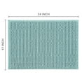 thumbnail image 5 of Mainstays Aqua Chenille Noodle Bath Rug 17"x24", One Piece, 5 of 7