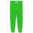 thumbnail image 7 of Men's Halloween Pajama Pants, Gradient Bat Print Drawstring Joggers with Pockets, Tapered Cuffed Soft Holiday Sleep Pants for Men Light Green B XL, 7 of 7