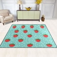 thumbnail image 2 of Yayeee Area Rugs for Living Room 6.7'x4.8' Non Slip Washable Bedroom Floor Carpet, Strawberry Pattern, 2 of 5