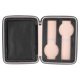 thumbnail image 5 of Caja de reloj de cuero de microfibra con forro suave y exquisito diseño de doble capa Estuche de reloj resistente a la abrasión para viajes en casa, 5 of 10
