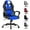 Blue, variant on YRLLENSDAN Adjustable Gaming Chair Ergonomic Leather, Rolling Home Office Desk Chairs With Armrest and Lumber Support, Comfortable Computer Chair with Wheels for Adults, Blue
