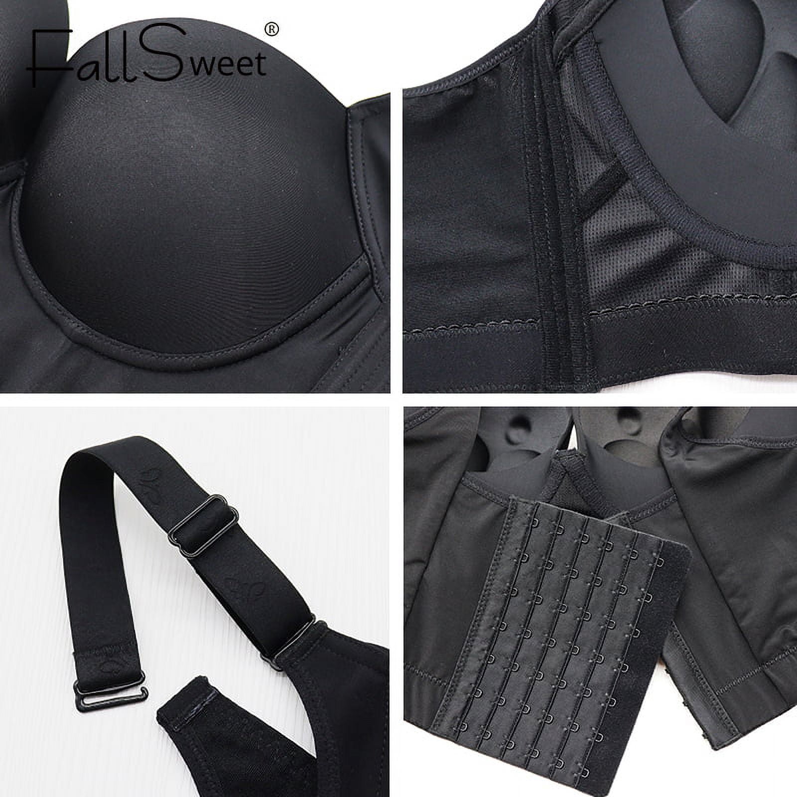FallSweet Plus Size Bras Women Hide Back Fat Underwear Shpaer Incorporated  Full Back Coverage Deep Cup Sexy Push Up Bra Lingrie 22280q From 26,55 €
