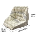 thumbnail image 2 of Anckoeil Integrated Seat Cushion with Surround Backrest, Soft Breathable Chair Pad for Office, Home & Sofa Use, 2 of 6