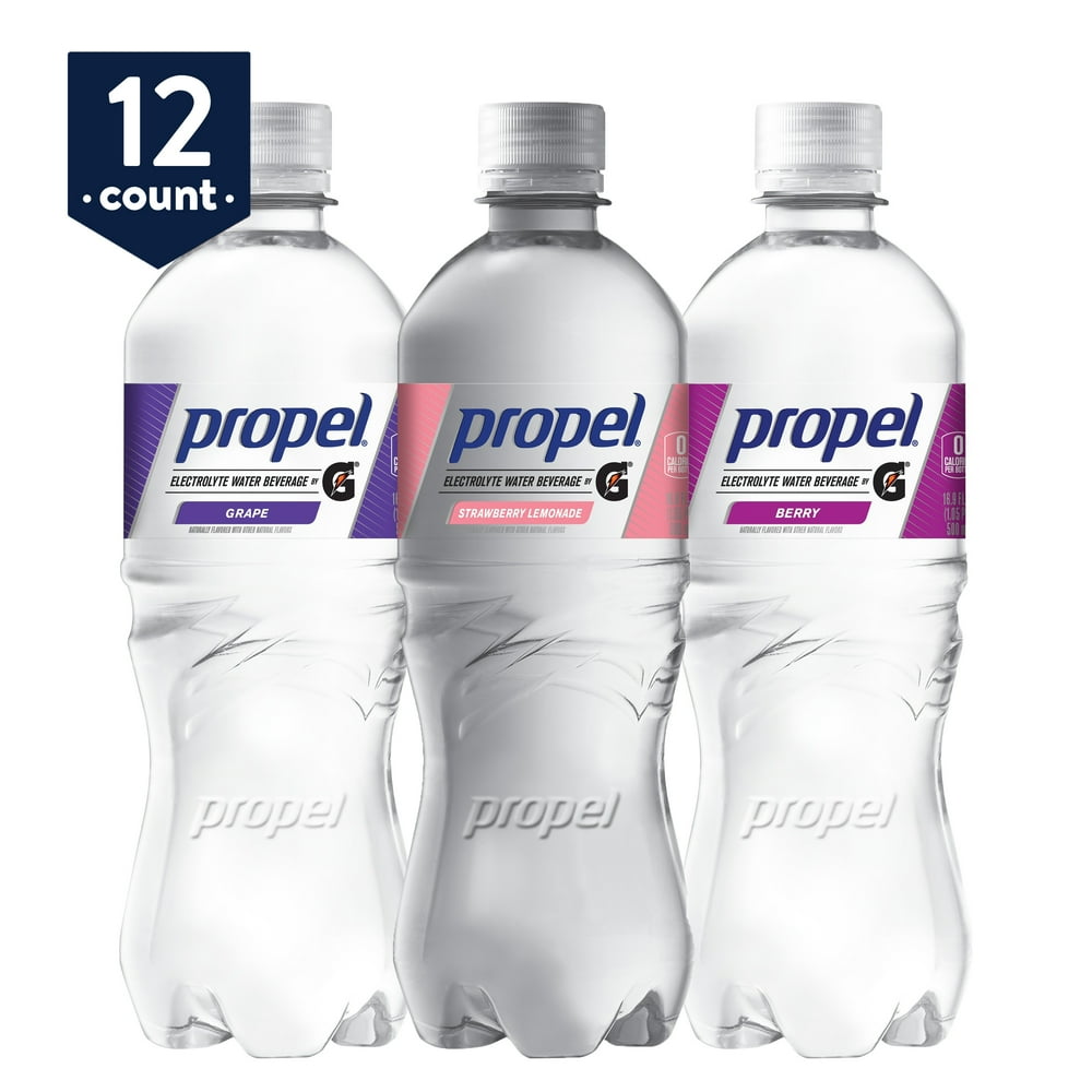 Propel, 3 Flavor Variety Pack, Zero Calorie Water Beverage with