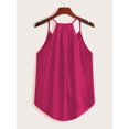 thumbnail image 2 of playera sin mangas con tirantes delgados para mujer Rojo rosa M Rojo rosa M Xishao ropa, 2 of 2