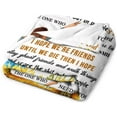 thumbnail image 3 of Bestie Gift Blanket for Women Super Soft Throw Blanket for Friends Girls BFF Sister for Sofa Bed Couch Friendship Gift for Birthday Anniversay 60"x50", 3 of 6