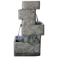 thumbnail image 4 of MULTILEVEL CONCRETE CASCADING FOUNTAIN WITH 3 COOL WHITE LED LIGHTS, 4 of 5