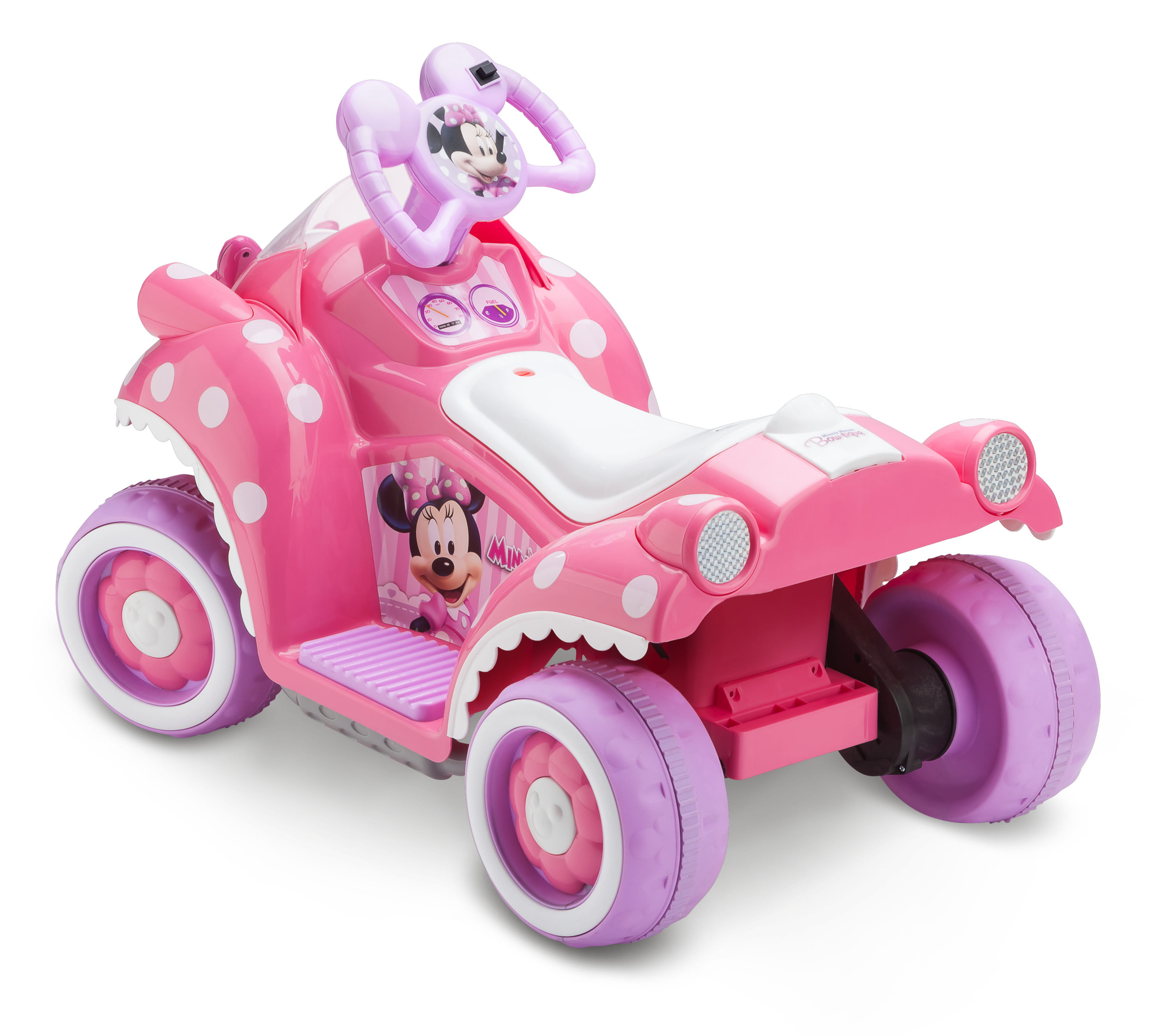 Disney's Minnie Mouse Toddler Quad 6-Volt Ride-On Toy Kid Trax Outdoor Girls New 