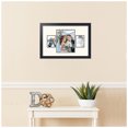 thumbnail image 2 of ArtToFrames Collage Photo Picture Frame with 1 - 8x10 and 2 - 3.5x5 Openings, Framed in Black with Chantilly and Black Mats (CDM-3926-75), 2 of 8