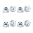 thumbnail image 1 of 4 Pairs Liquid Silicone Ear Tips Enhances Clarity Noise Isolating Ear Caps Reusable Eartips for Expl, 1 of 5