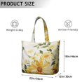 thumbnail image 5 of Sac de Voyage Imprimé Tournesol Jaune Doré Style Vintage Boho, Léger, 5 of 5