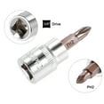 thumbnail image 3 of Unique Bargains 3/8' Drive x PH2 Phillips Bit Socket, S2 Steel Bits, CR-V Sockets 2' Length (For Hand Use Only), 3 of 3