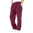 thumbnail image 2 of Pants for Boys Boys Thermal Fleece Lined Outdoor Pants With Elastic Waist Winter Trousers for Everyday Casual Outdoor Activities, 2 of 8