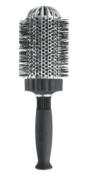 KareCo Jumbo Round Ceramic Thermal Salon Professional Brush, Black