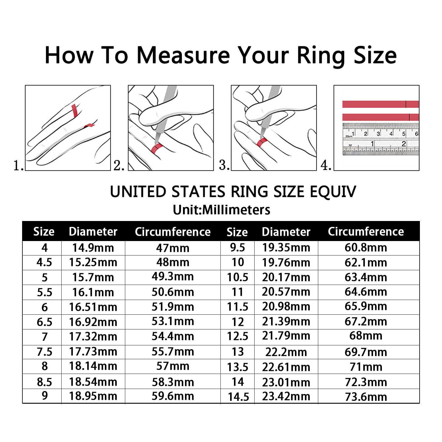 Monkton Silver Ring – 925 Pure Sterling Silver Ring - Sterling Silver Rings for Women – Elegant Silver Band Rings For Women and Men - Gifts for Special Occasions 2mm, 4mm, 6mm Ring Size 5-12