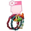 Acrylic Multi-Color Bracelets and Rings Set