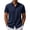 Navy, variant on APEXFWDT Men's Textured Casual Shirt Short Sleeve Button Up Jacquard Dress Shirt for Office & Daily,L,Navy