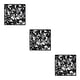 thumbnail image 5 of Naiovety 4x Panel divisor de habitación DIY fácil de montar Panel de pantallas divisorias colgantes duraderos y modernos mariposas negras Type1 NO1, 5 of 6