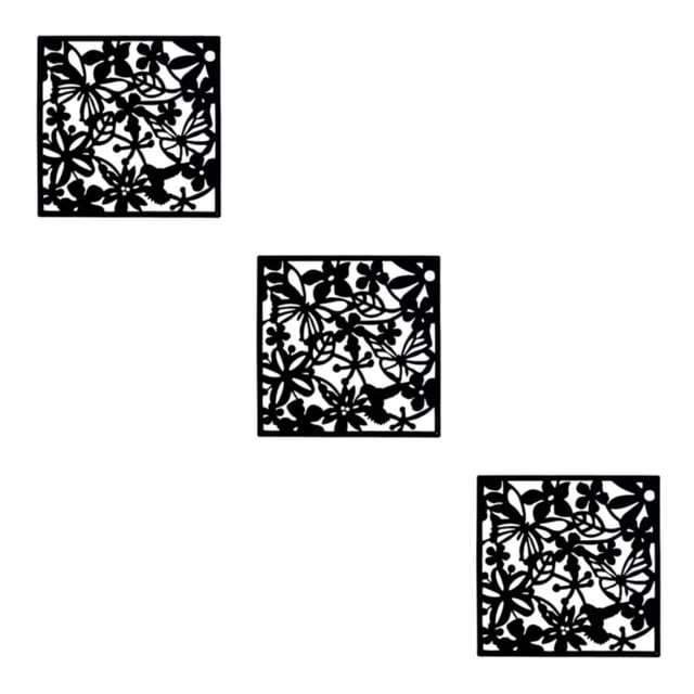 Bearachild 4 pack/lote Hotel Home Bar habitación divisor pantallas Panel decorativo plegable y multifuncional mariposas negras Type1 NO1