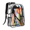 thumbnail image 2 of Nick Wilde Pattern Transparent Backpack Lightweight And fashionable Showcasing Personality And Leading The Trend, 2 of 6