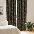 thumbnail image 2 of Ambesonne Bohemian Curtains, Butterfly Crystal Bottle, Pair of 28"x63", Camel and Charcoal Grey, 2 of 5