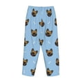 thumbnail image 3 of Lsque french Bulldog Face Print Women's Pajama Pants, Lounge Pant - Comfortable Home Wear,Elastic Waistband, Stylish Design-Small, 3 of 9