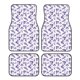 thumbnail image 1 of Fotbe Lavender Flowers Juego de 4 Tapetes para Auto con Estampado – Alfombrillas de Goma Reforzada, Diseño Antideslizante, Protección para Todo el Año – Vehículos, Autos, Camionetas y SUVs, 1 of 7