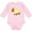 AD-Pink, variant on Inktastic Easter Duck Triceratops Boys or Girls Long Sleeve Baby Bodysuit