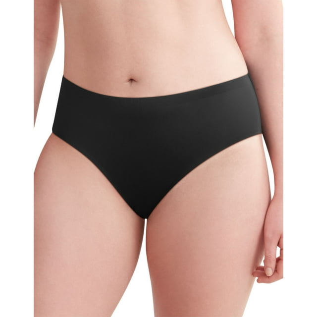 Bali Womens Comfort Revolution EasyLite Hipster, 7, Black
