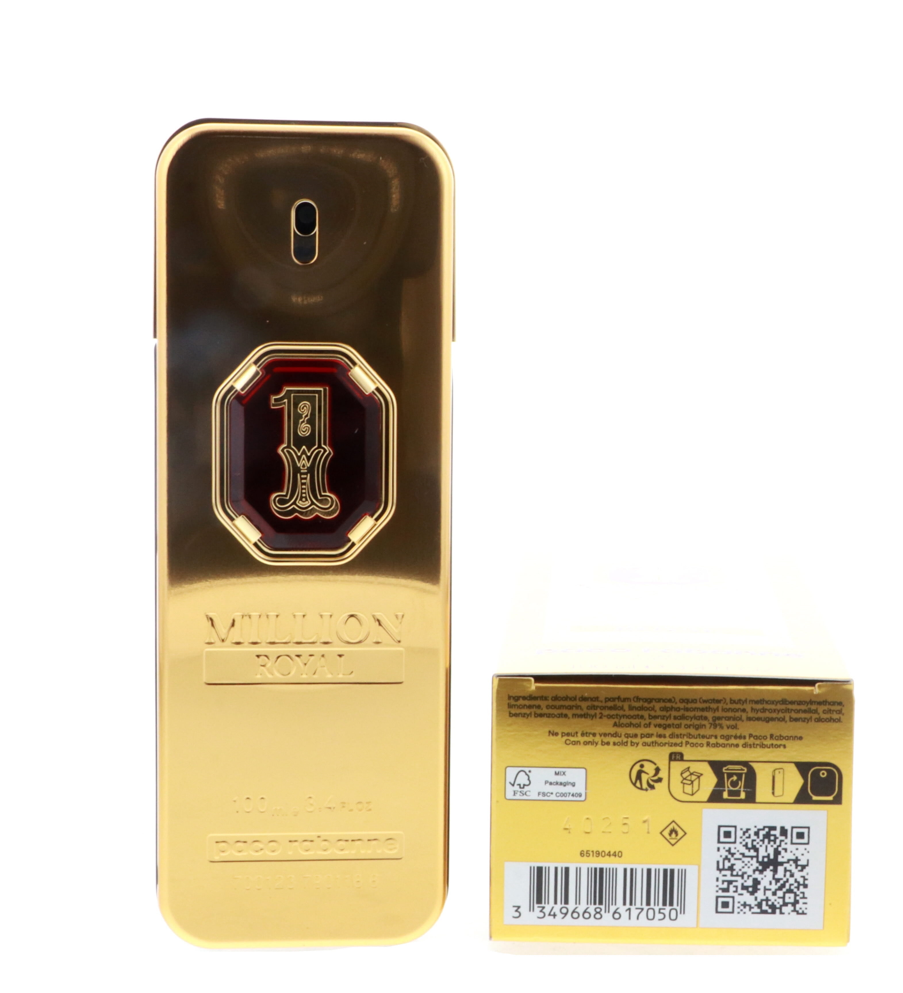 Paco Rabanne 1 Million Royal Parfum 3.4 oz / 100 ml Men's Cologne